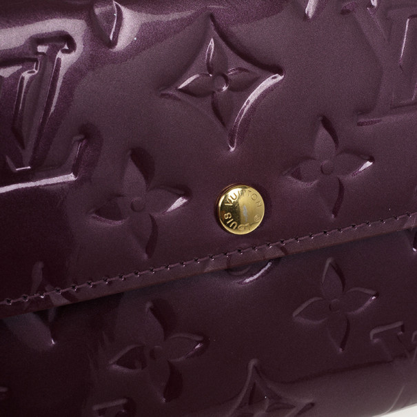 LOUIS VUITTON purse M90150 Portefeiulle Sarah Monogram Vernis purple p –