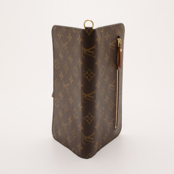 Louis Vuitton Brown Monogram Mon Zippy Organizer Wallet Zip Around Clutch  For Sale at 1stDibs
