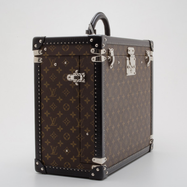 Pre Owned Louis Vuitton Monogram Macassar Custom Order Limited Briefcase