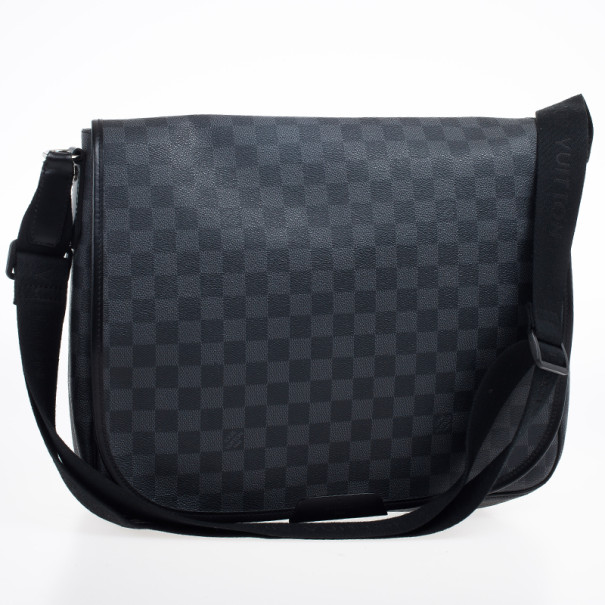 Louis Vuitton Damier Graphite Laptop Renzo Messenger Bag