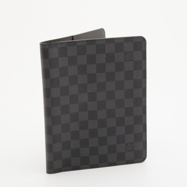 Pre Owned Louis Vuitton Damier Graphite Agenda Cover 