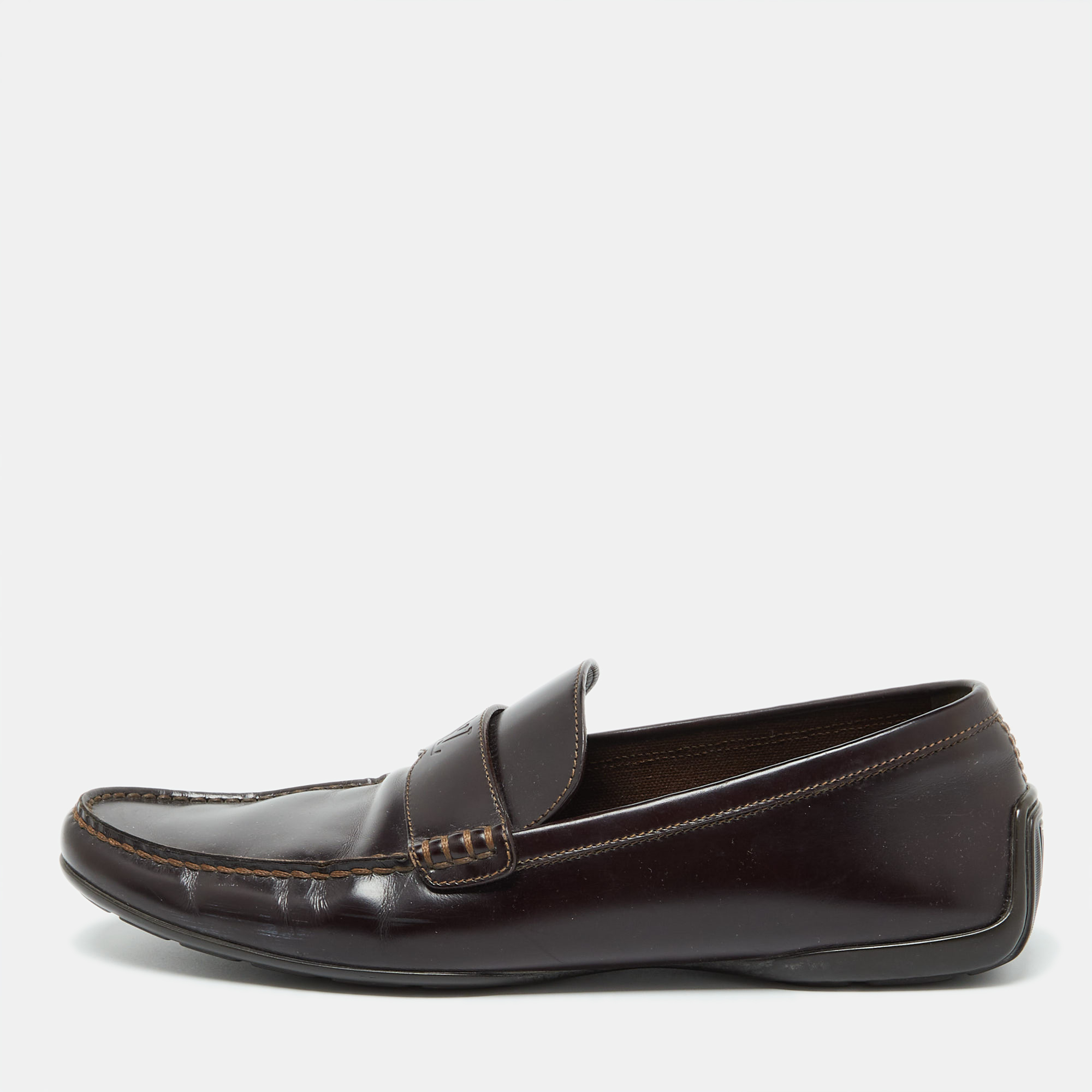 

Louis Vuitton Brown Leather Loafers 42.5