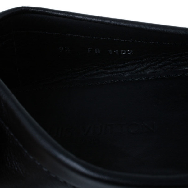 Louis Vuitton Men's Black Leather Monte Carlo Moccasin – Luxuria & Co.