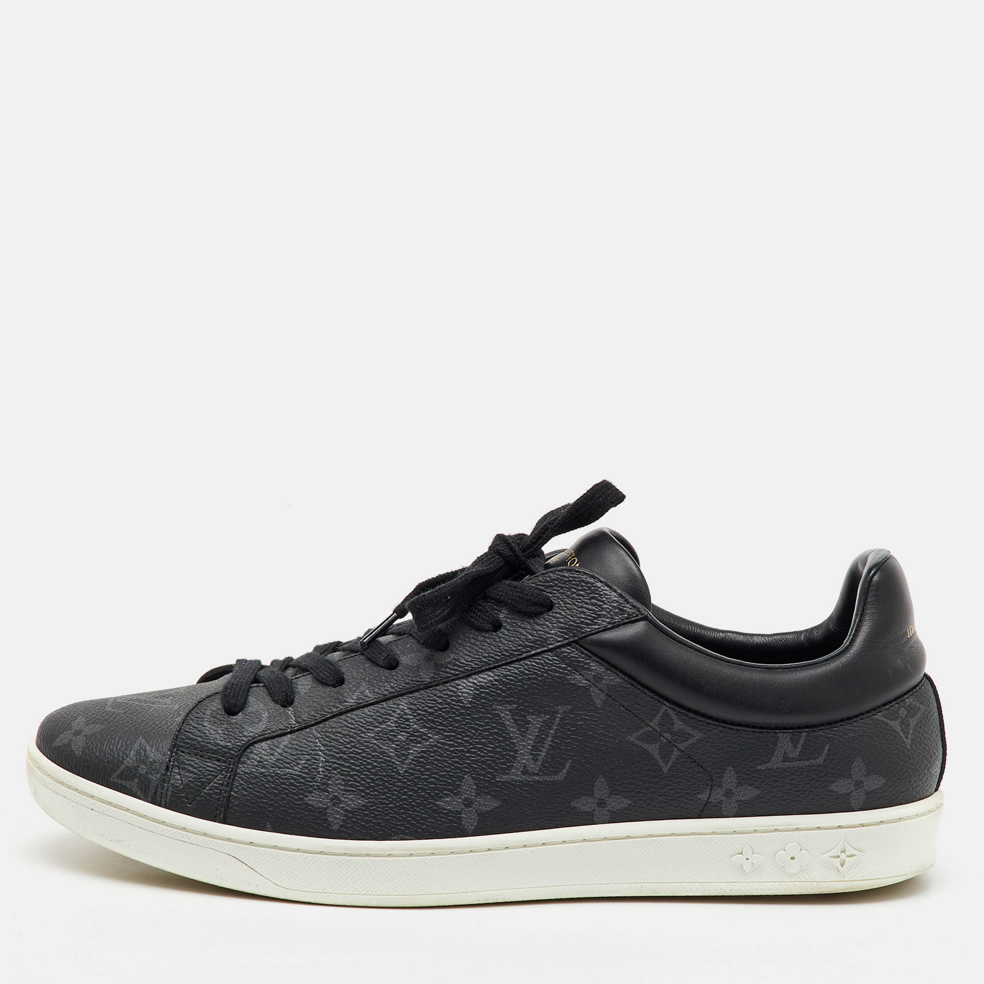 

Louis Vuitton Black Monogram Eclipse Frontrow Low Top Sneakers Size 43