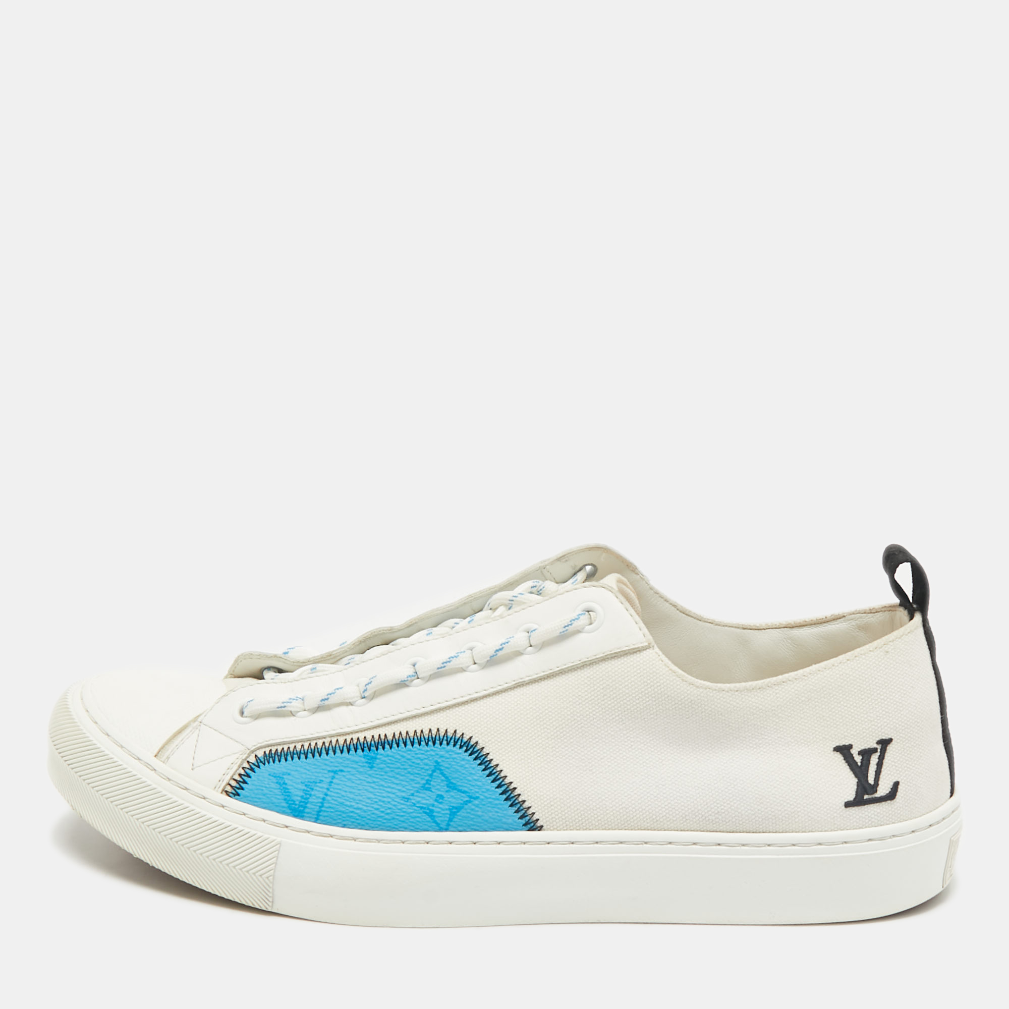 

Louis Vuitton White Canvas Tattoo Low Top Sneakers Size 42