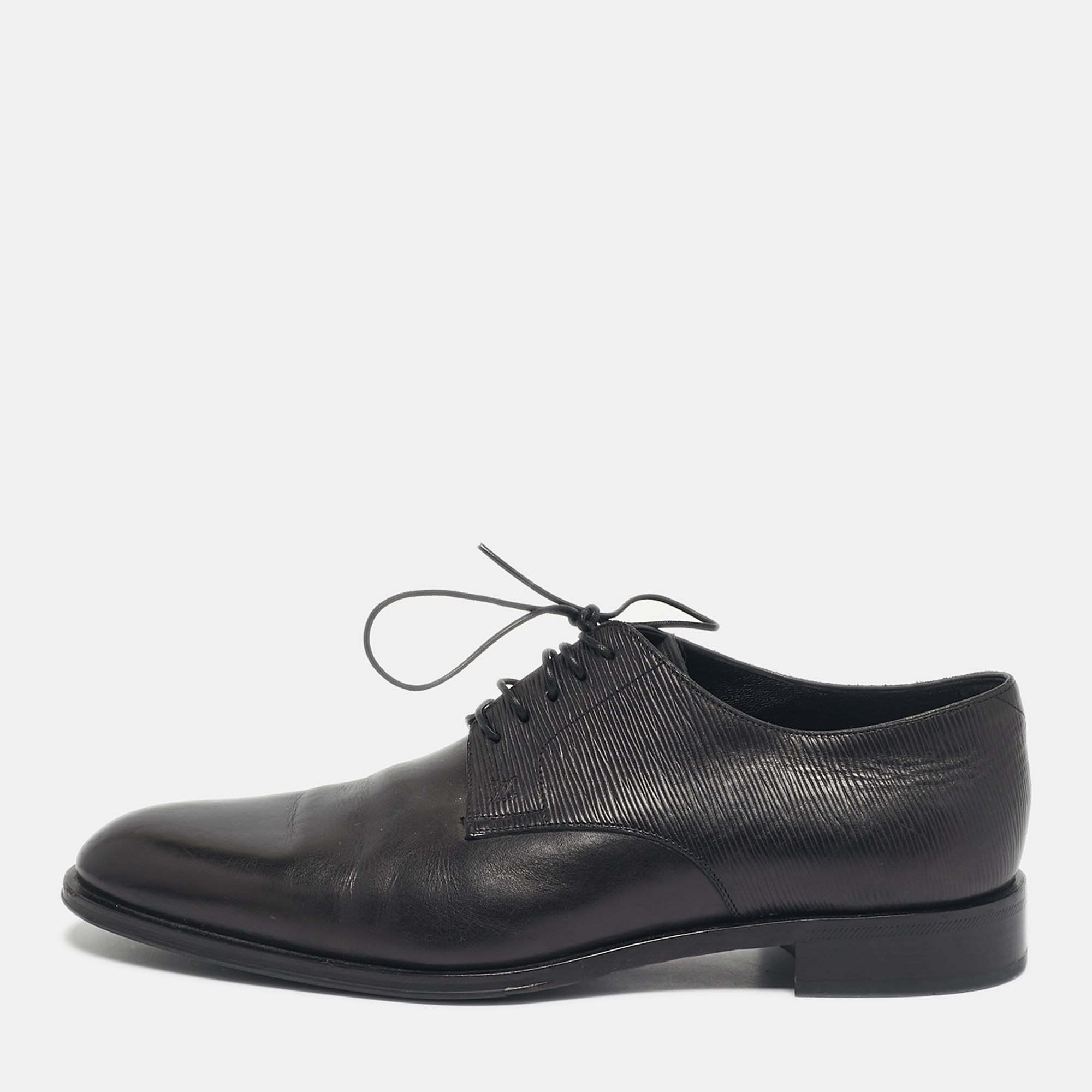 

Louis Vuitton Black Leather Oxfords Size 42
