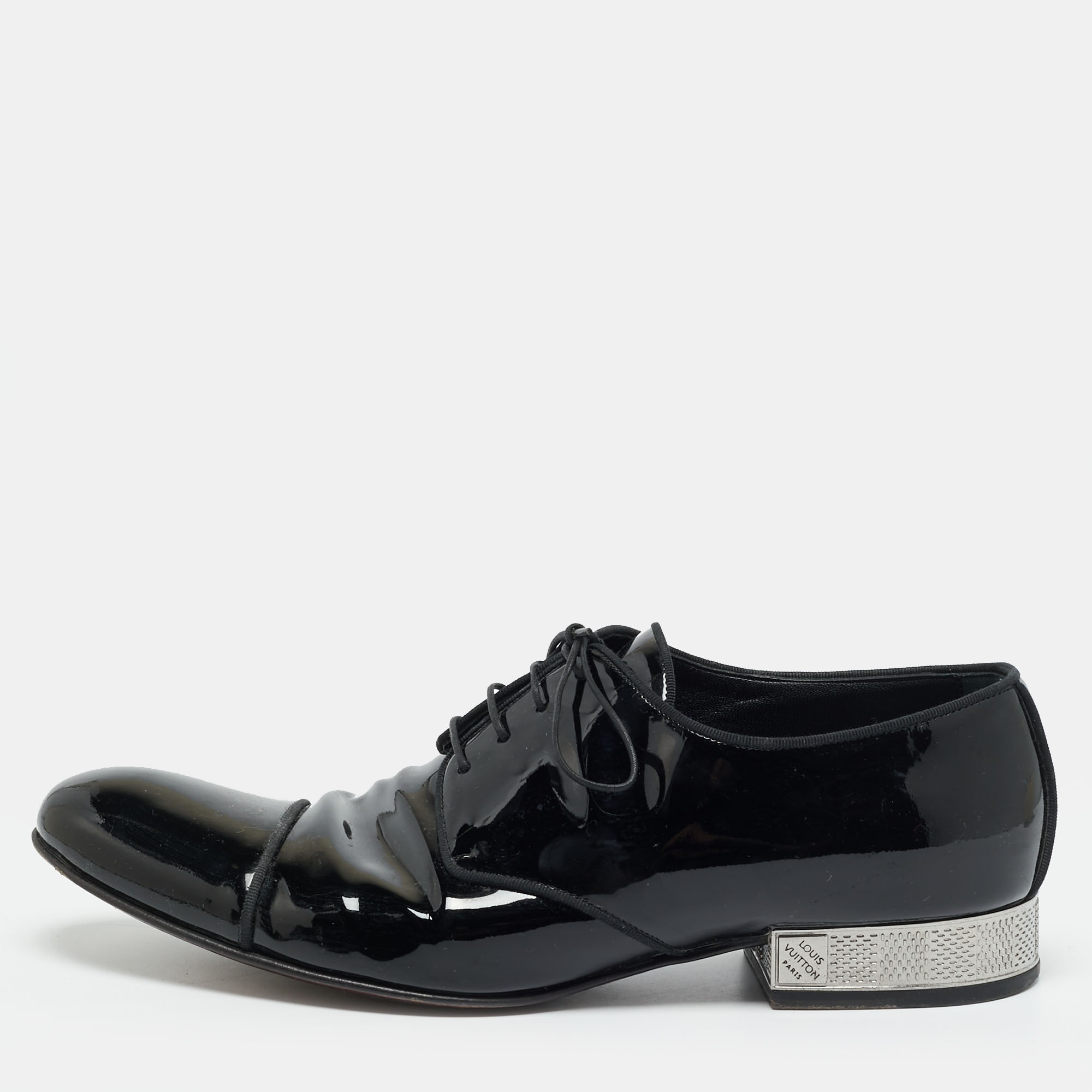 

Louis Vuitton Size 43 Black Patent Leather Derby