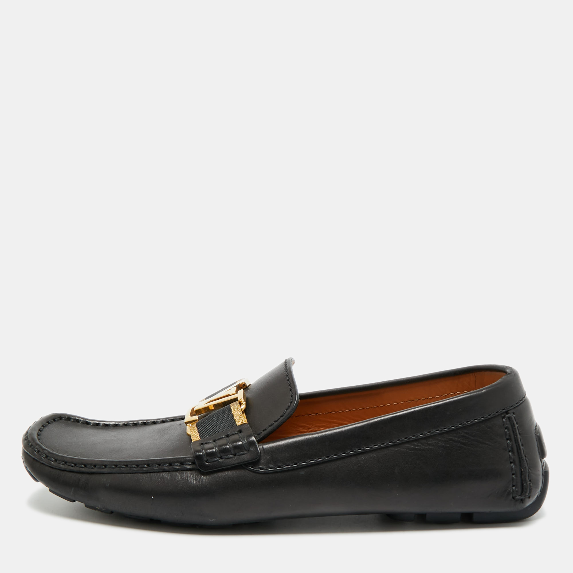 

Louis Vuitton Monte Carlo Size 42 Black Leather Loafers