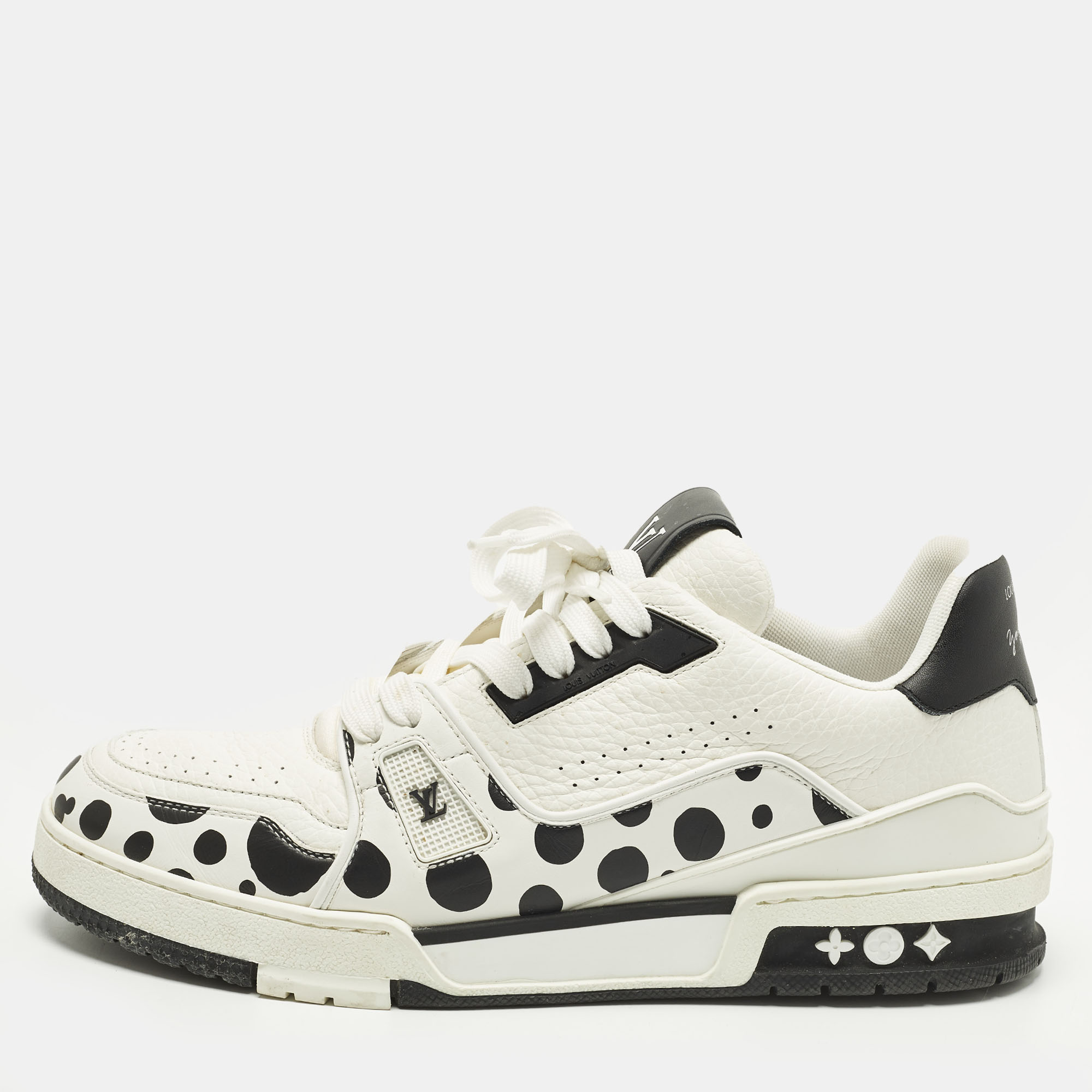 

Louis Vuitton LV Trainer Size 42 White/Black Leather Lace Up Sneakers