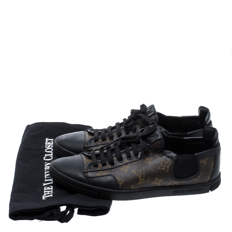Louis Vuitton Slalom Monogram Sneakers Leather 10 LV