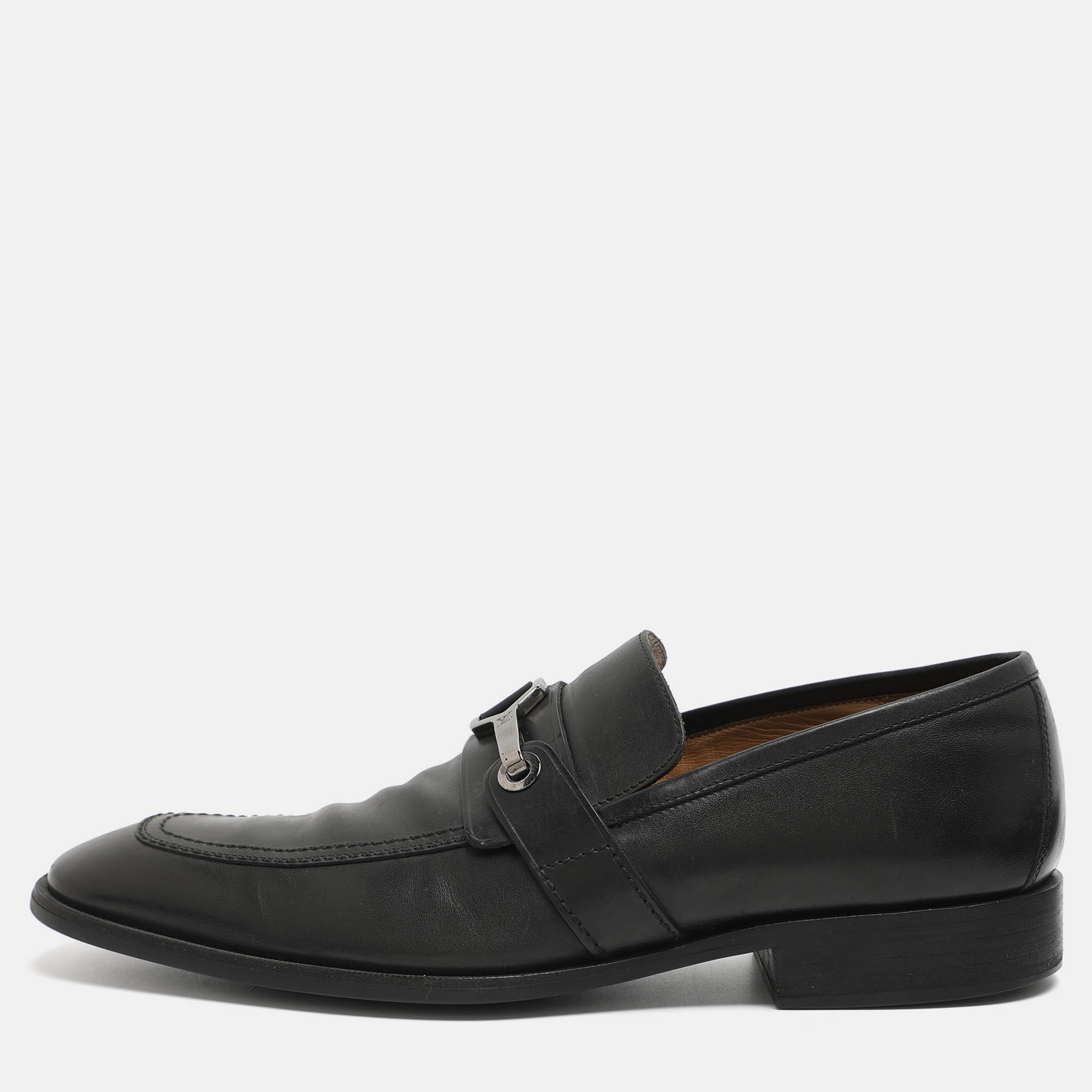 

Louis Vuitton Size 45 Black Leather Loafers