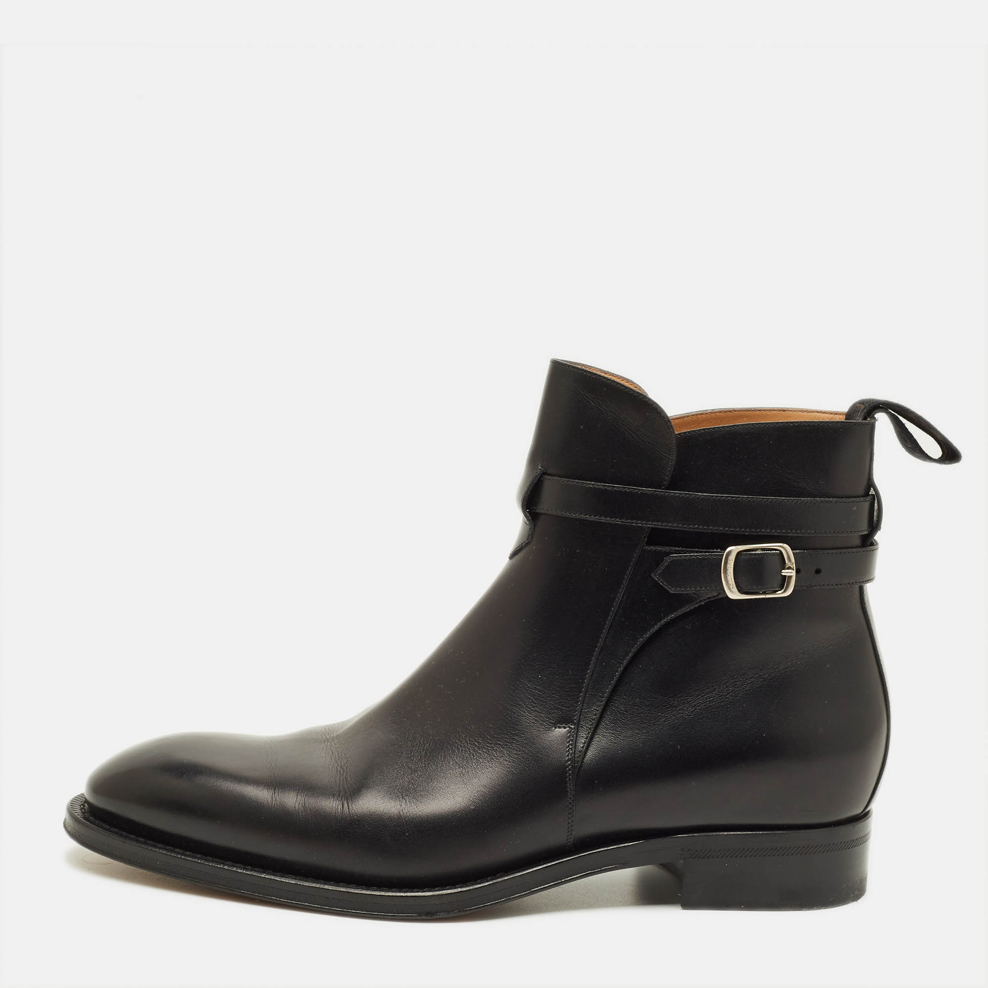 

Louis Vuitton Greenwich Size 41.5 Black Leather Ankle Length Boots