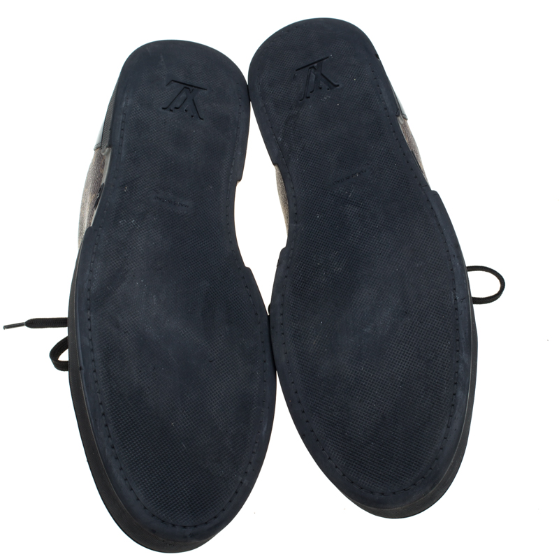 Louis Vuitton Monogram Black Match Up Sneaker 7.5 – The Closet