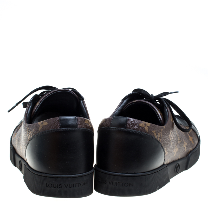 Louis Vuitton Monogram Black Match Up Sneaker 7.5 – The Closet