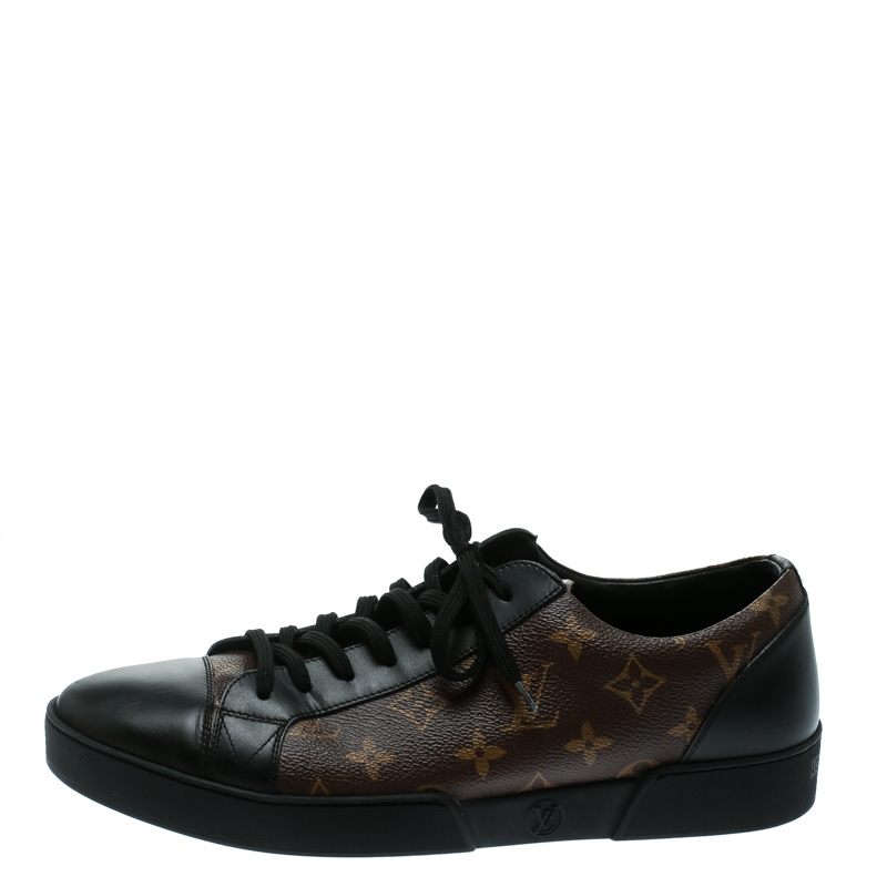 Louis Vuitton BrownBlack Monogram Canvas and Leather Match Up Low Top  Sneakers Mens Fashion Footwear Sneakers on Carousell