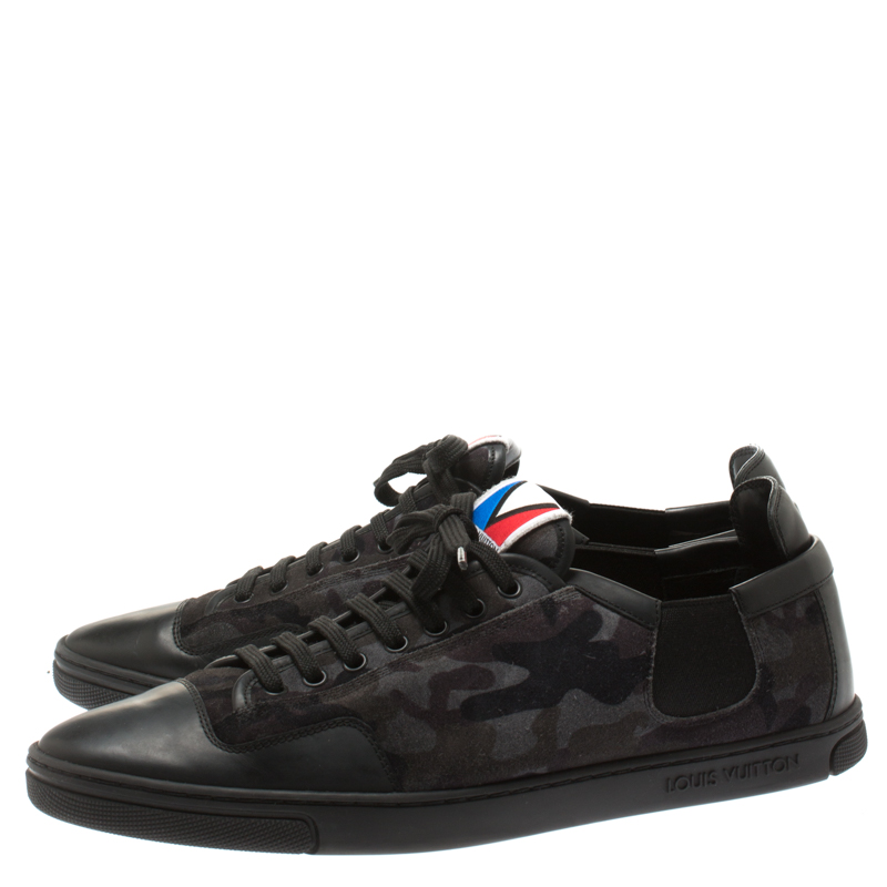 Buy Louis Vuitton Slalom Sneaker 'Camo - Black Grey' - 939956