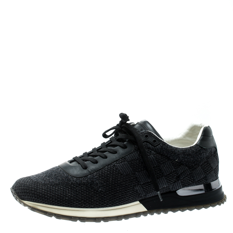 مملوكة مسبقًا حذاء رياضي لوي فيتون منخفض من أعلى ران اواي جلد ونوبوك متعدد الألوان مقاس 41.5