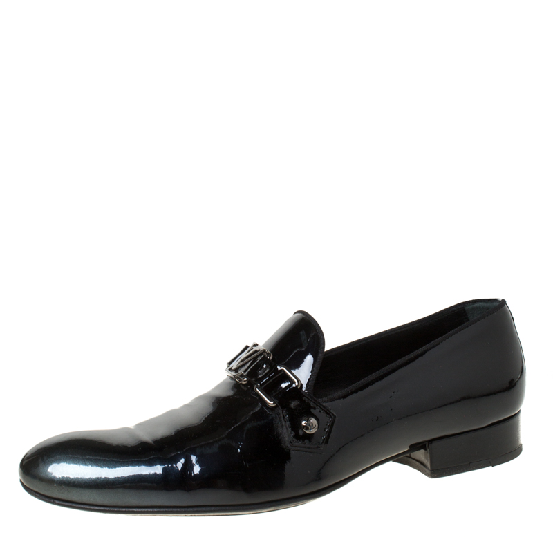 louis vuitton black formal shoes