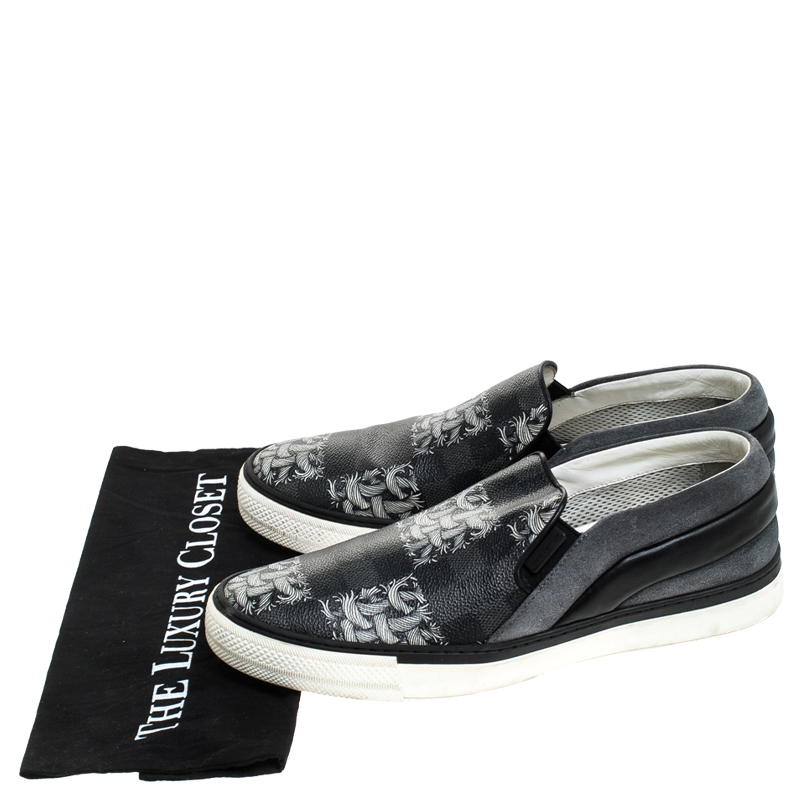 Louis Vuitton Damier Graphite Canvas Christopher Nemeth Twister Slip On Sneakers Size 42 Louis ...