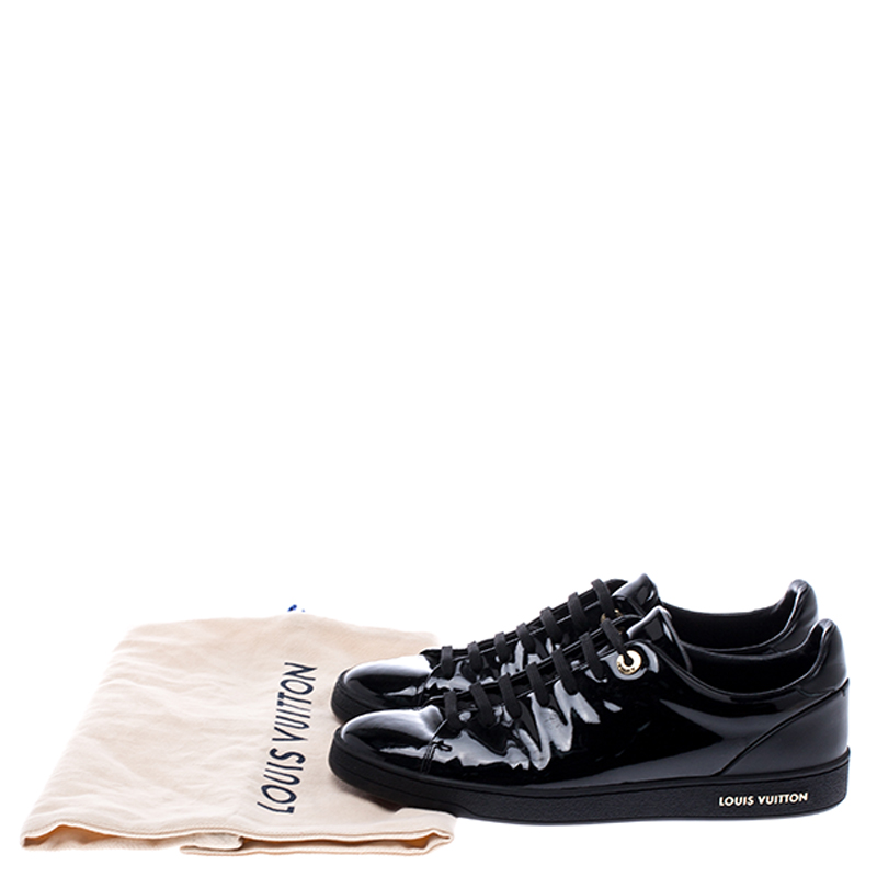 Frontrow patent leather trainers Louis Vuitton Black size 40 IT in Patent  leather - 32271869