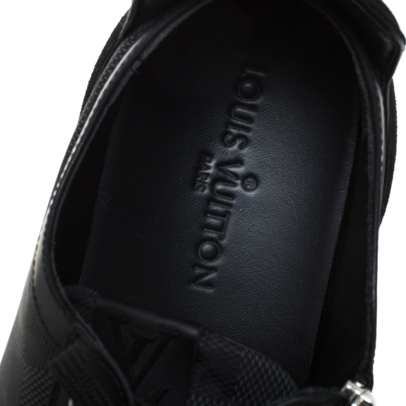 Louis Vuitton, Black damier canvas trainers ref.1003544 - Joli Closet