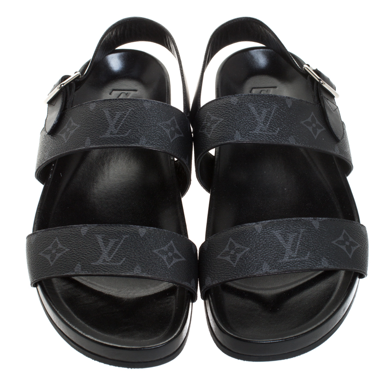 Leather Louis Vuitton Men Sandals | IUCN Water