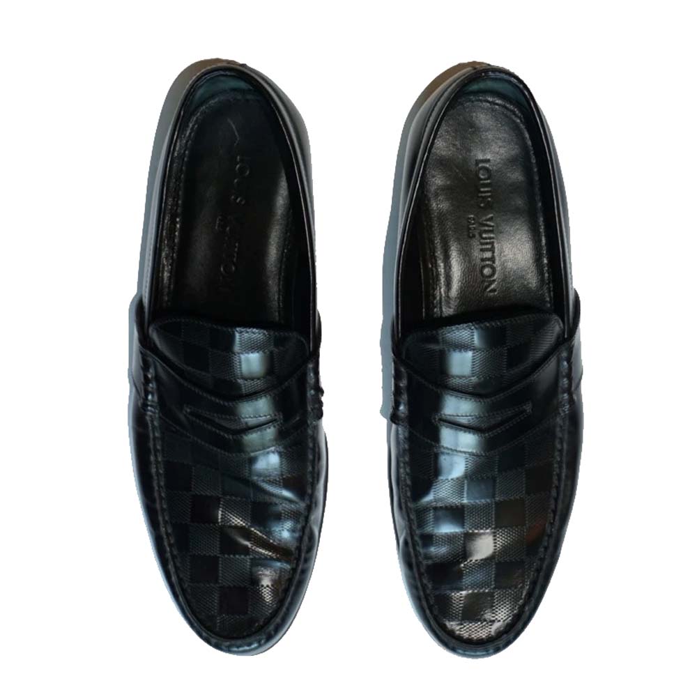 louis vuitton checkered loafers