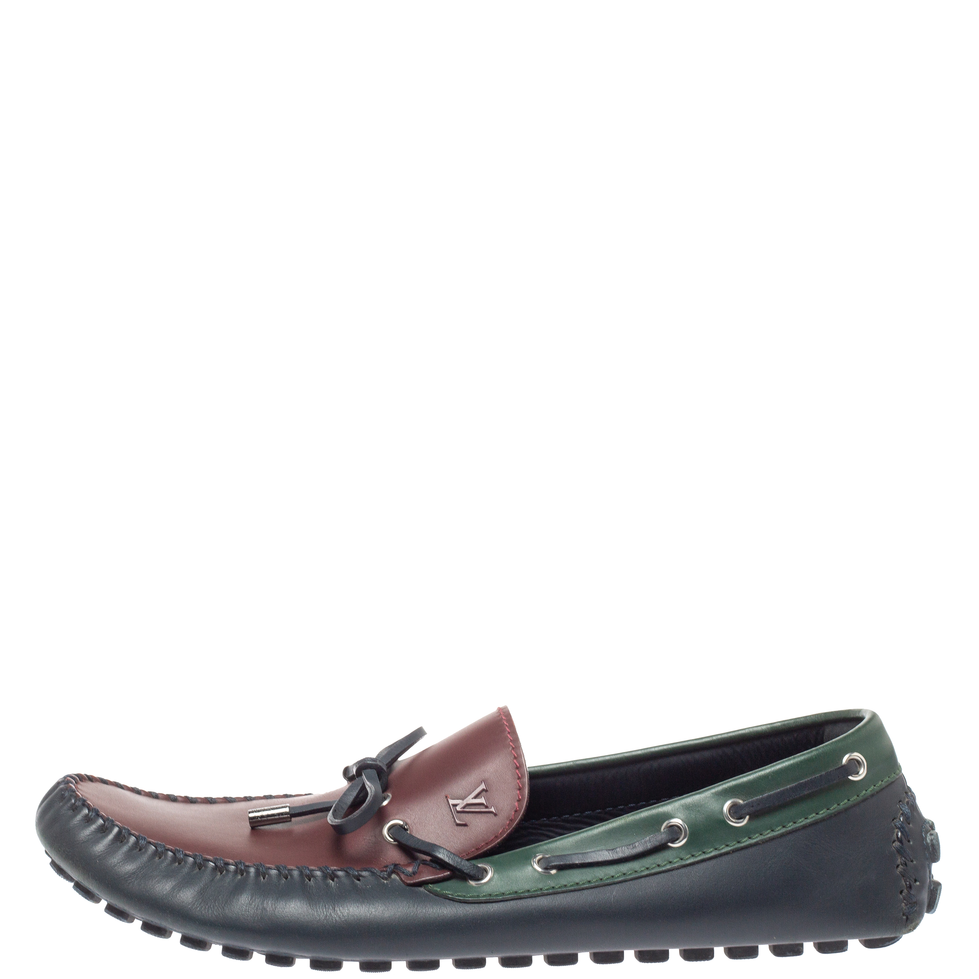 

Louis Vuitton Tricolor Leather Arizona Slip On Loafers Size, Multicolor