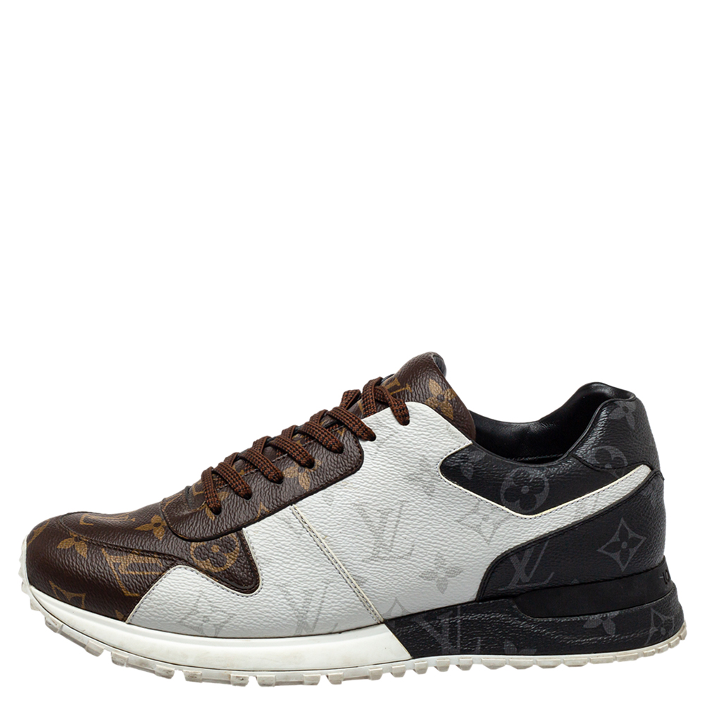 

Louis Vuitton Tricolor Monogram Coated Canvas Run Away Sneakers Size, Brown