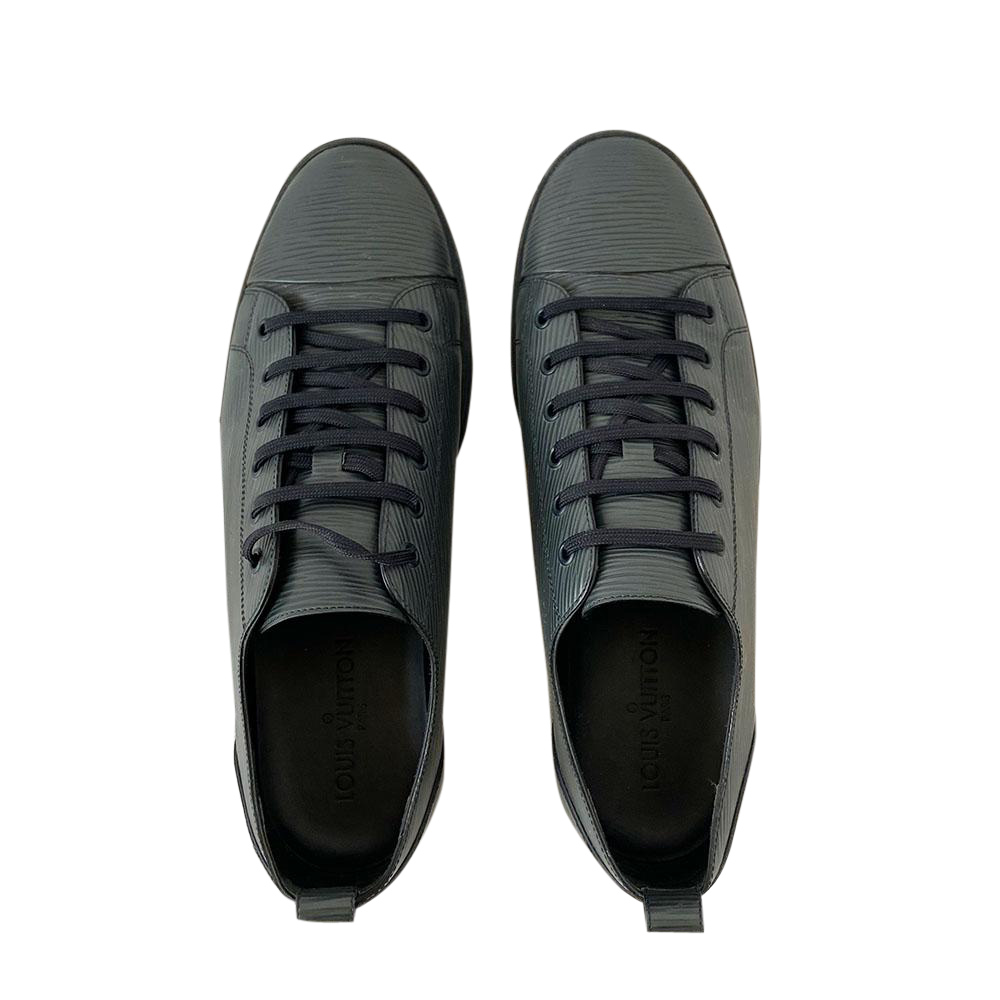 

Louis Vuitton Dark Blue Epi Leather Low Top Lace Up Sneakers Size US 9 EU