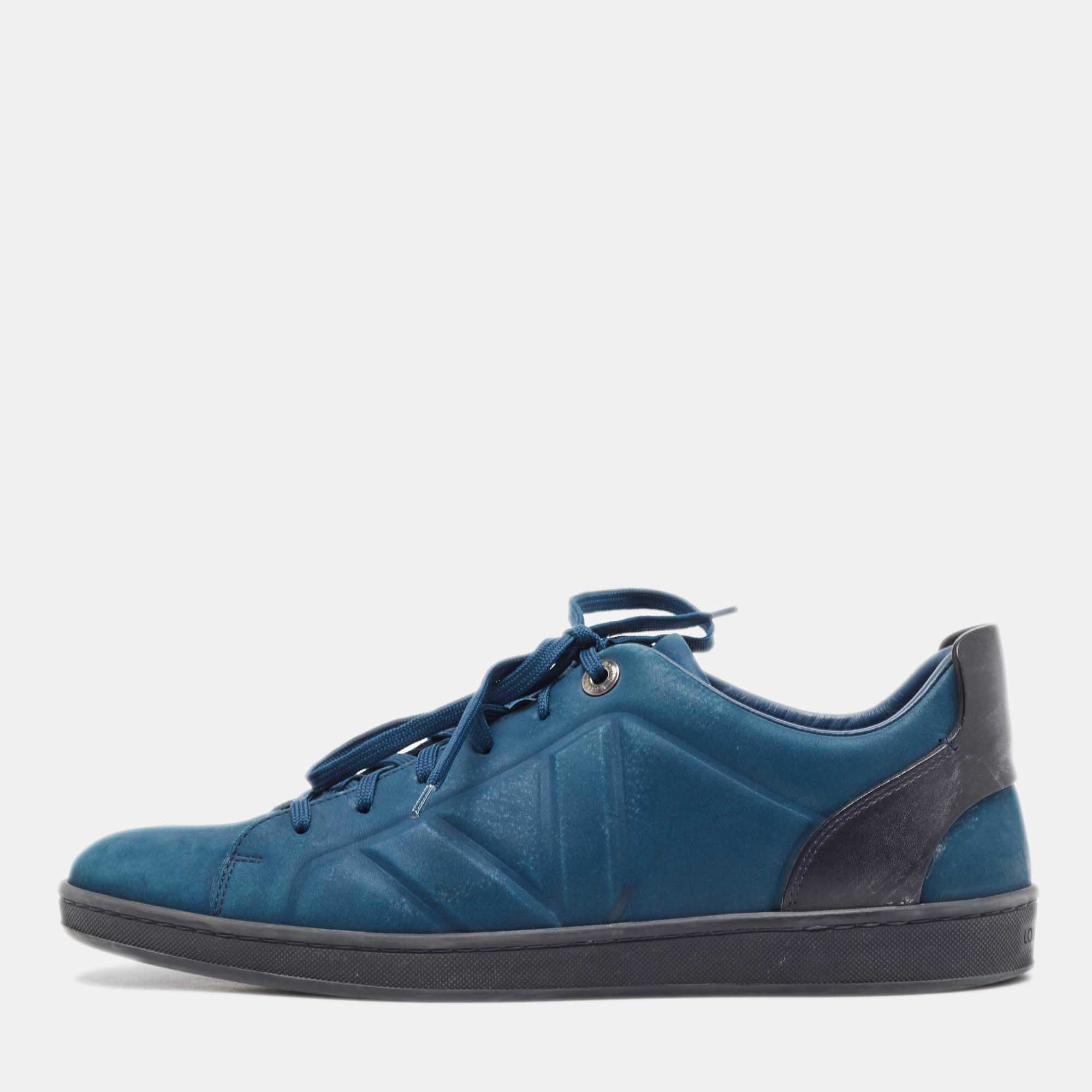

Louis Vuitton Blue Nubuck Leather Fuselage Low Top Sneakers Size 43