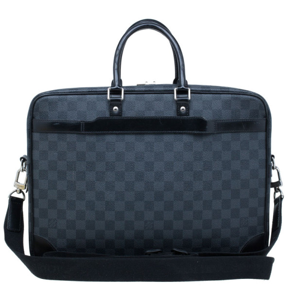 Pre Owned Louis Vuitton Damier Graphite Porte-Documents Voyage Briefcase GM