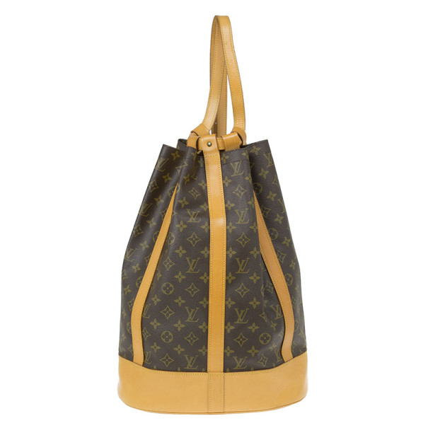 Randonnee Louis Vuitton Backpacks Brown Leather Cloth ref.657778 - Joli  Closet