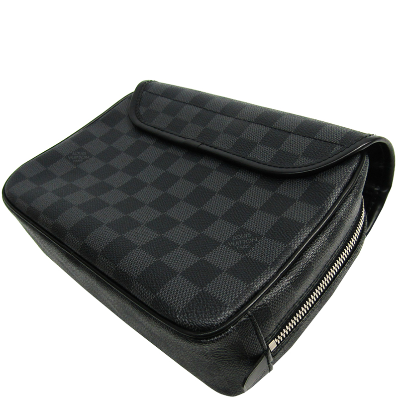 

Louis Vuitton Damier Graphite Canvas Hanging Toiletry Kit, Multicolor