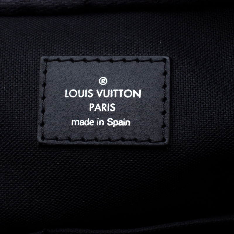 LOUIS VUITTON TRAVEL BRIEFCASE BAG PM DAMIER GRAPHITE CANVAS BAG Dark grey  Cloth ref.870482 - Joli Closet