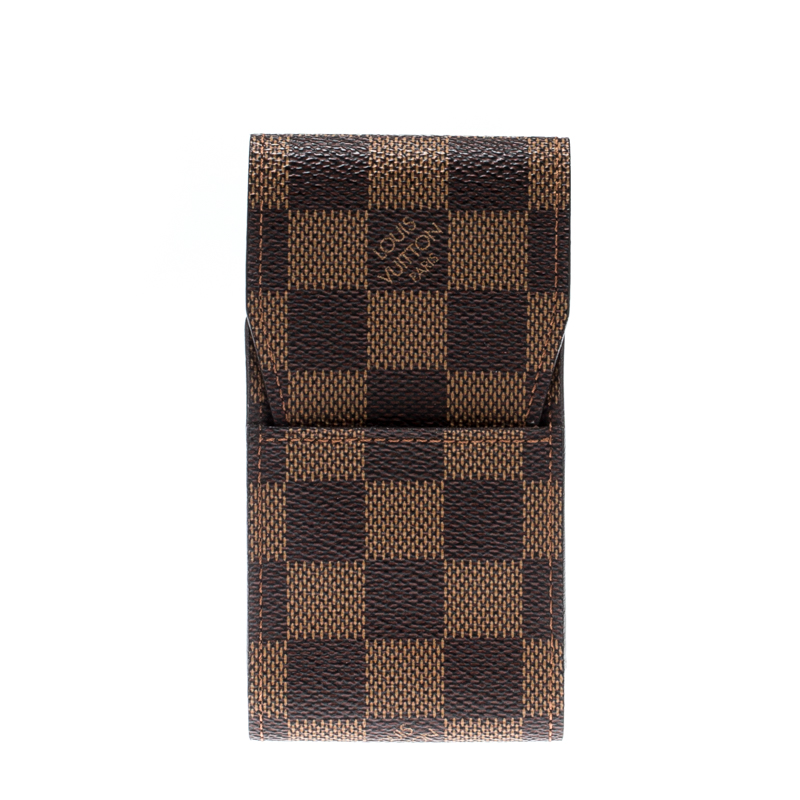 مملوكة مسبقًا Louis Vuitton Damier Ebene Canvas Cigarette Case
