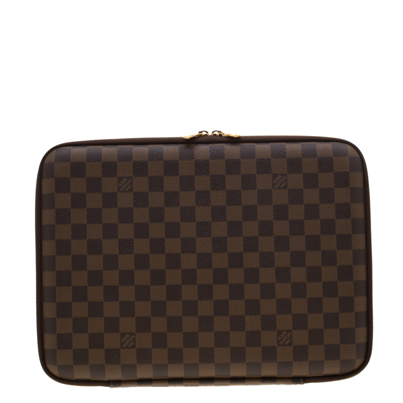 Louis Vuitton Damier Ebene Canvas Horizon Laptop Sleeve Louis Vuitton | The  Luxury Closet