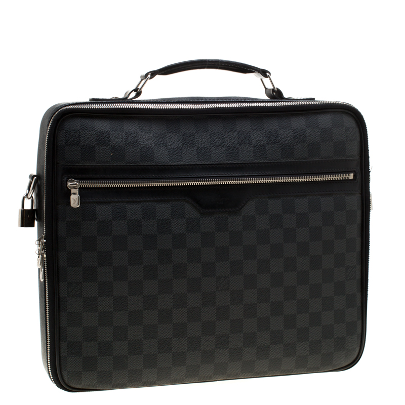 Louis Vuitton Damier Graphite Laptop Sleeve - Black Laptop Covers