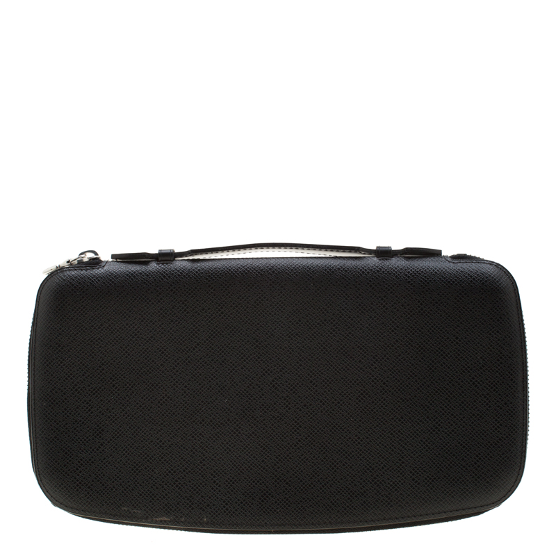 Louis Vuitton Black Taiga Leather Atoll Travel Organizer Louis