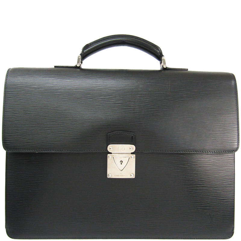 Louis Vuitton Noir Epi Leather Robusto Briefcase Louis Vuitton