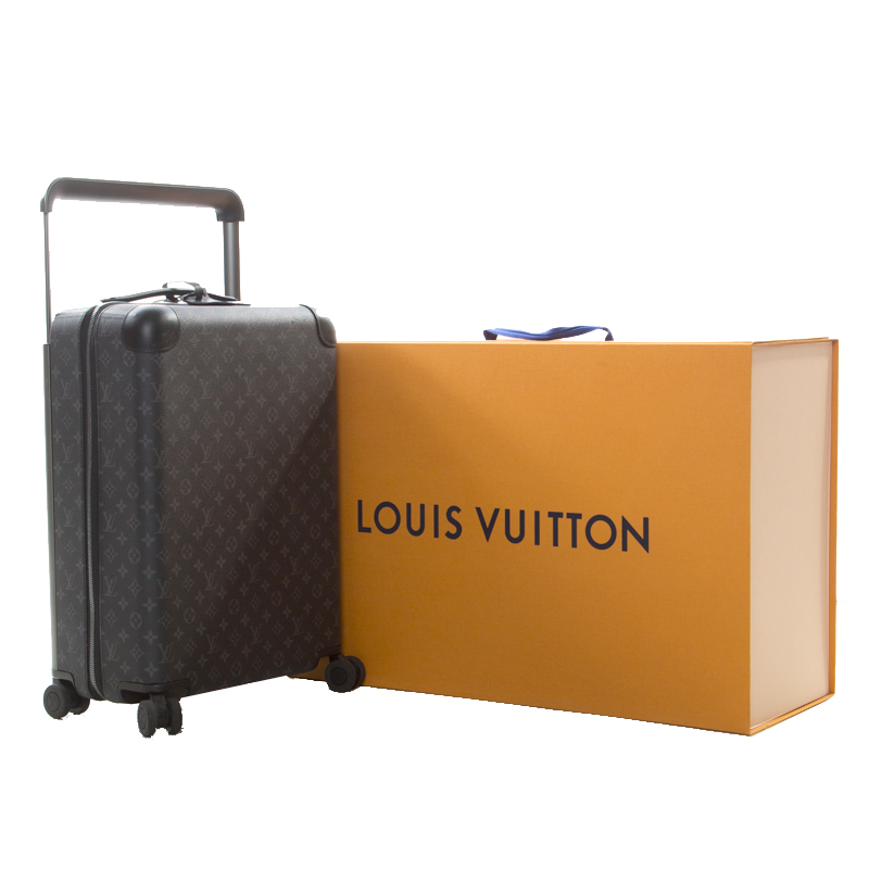 LOUIS VUITTON Monogram Titanium Horizon 55 Roller Suitcase M41226 LV Auth  ak157A