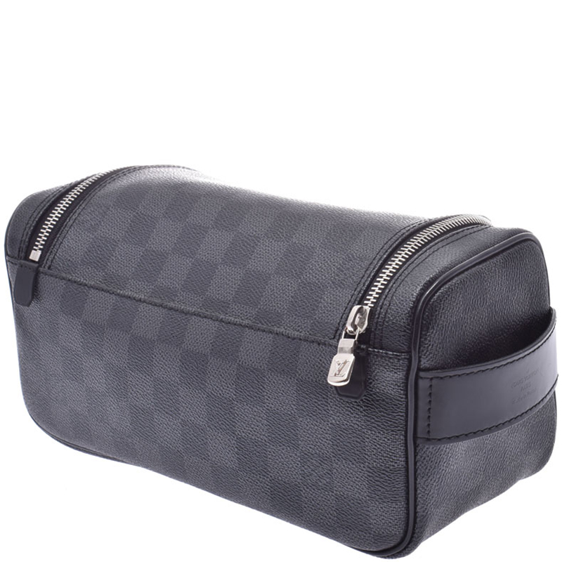 

Louis Vuitton Damier Graphite Canvas Toiletry Pouch, Black