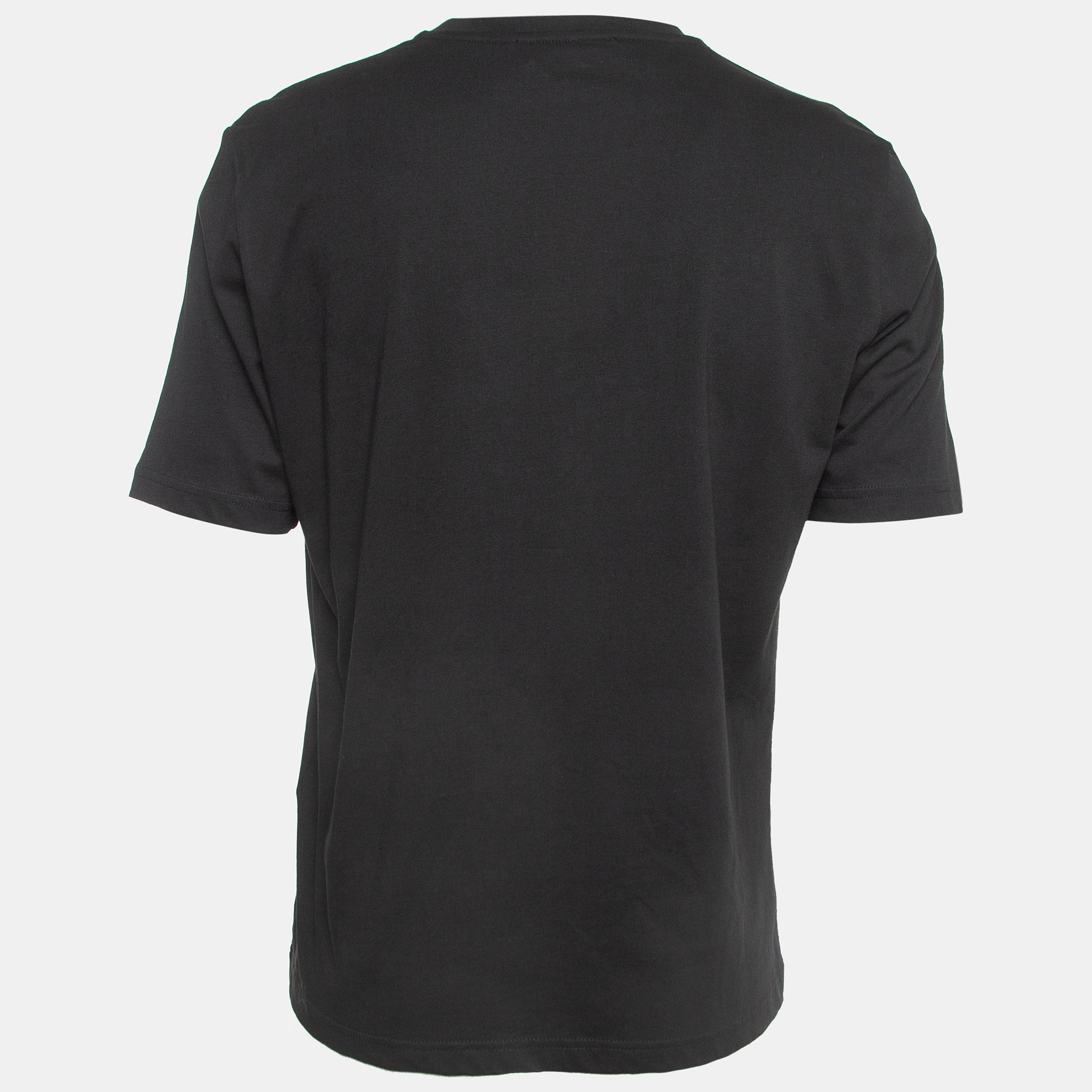

Love Moschino Black Printed Cotton T-Shirt