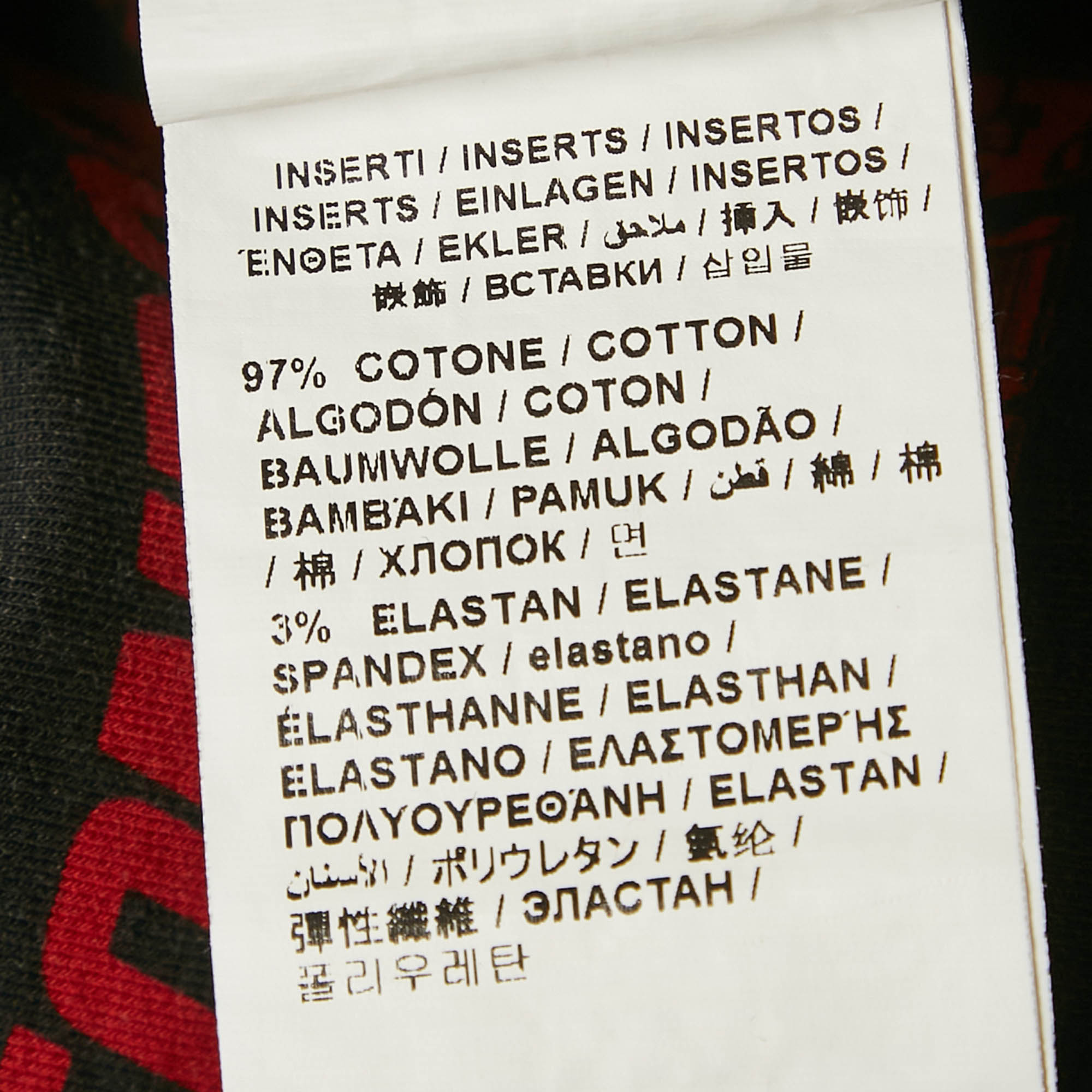 Love Moschino Black Printed Cotton Knit Sweatshirt XL 