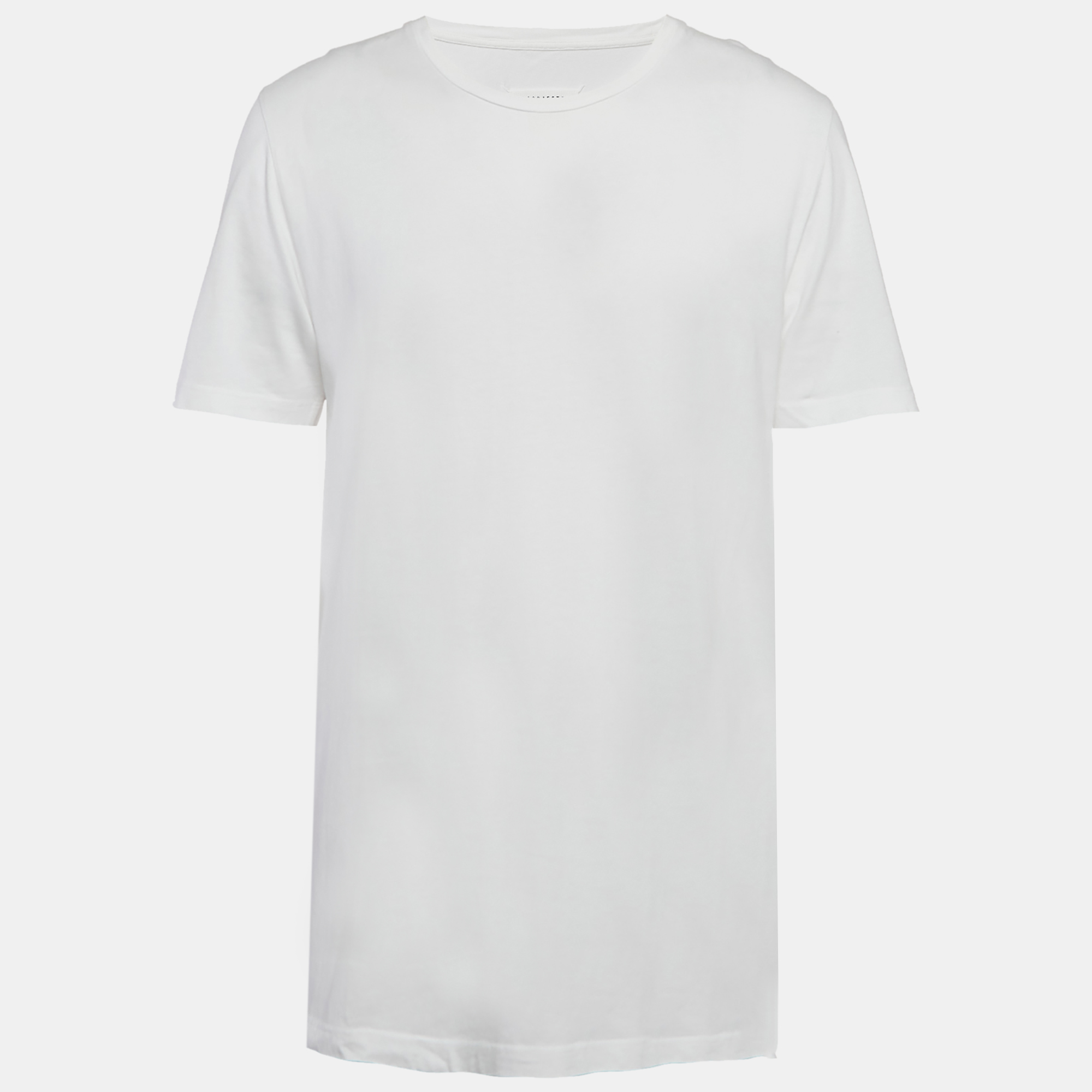 

Maison Martin Margiela White Cotton Crew Neck T-Shirt XL
