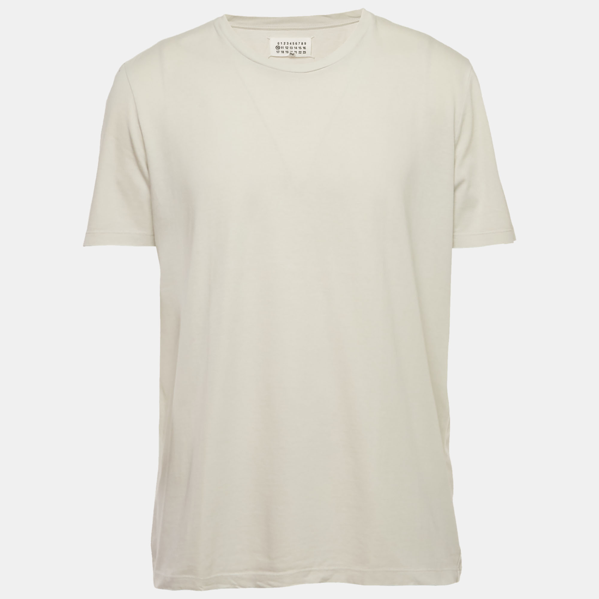 

Maison Martin Margiela Grey Jersey Crewneck T-Shirt XL