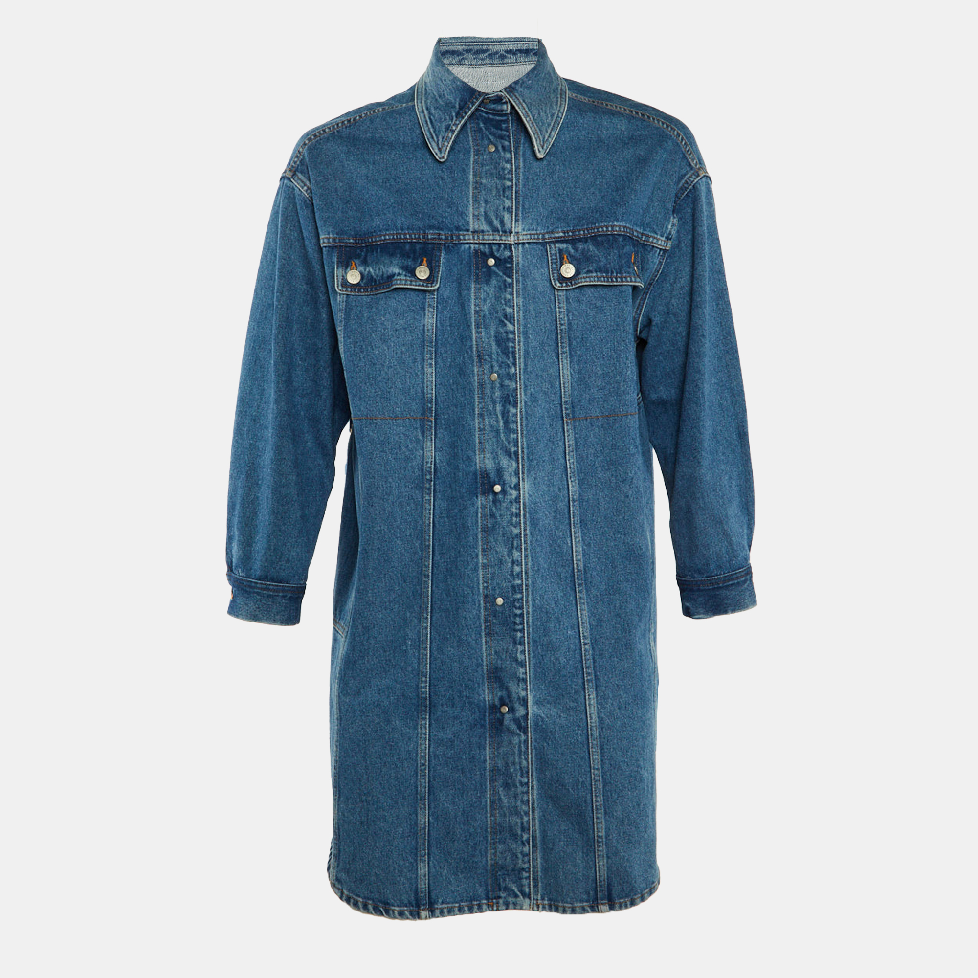 

Maison Martin Margiela Blue Denim Reversible Jacket XXS