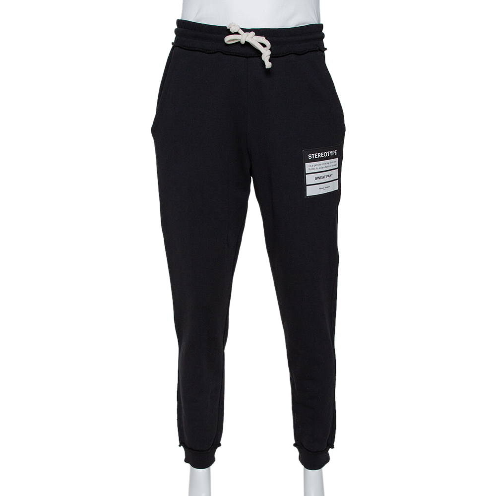 black drawstring sweatpants