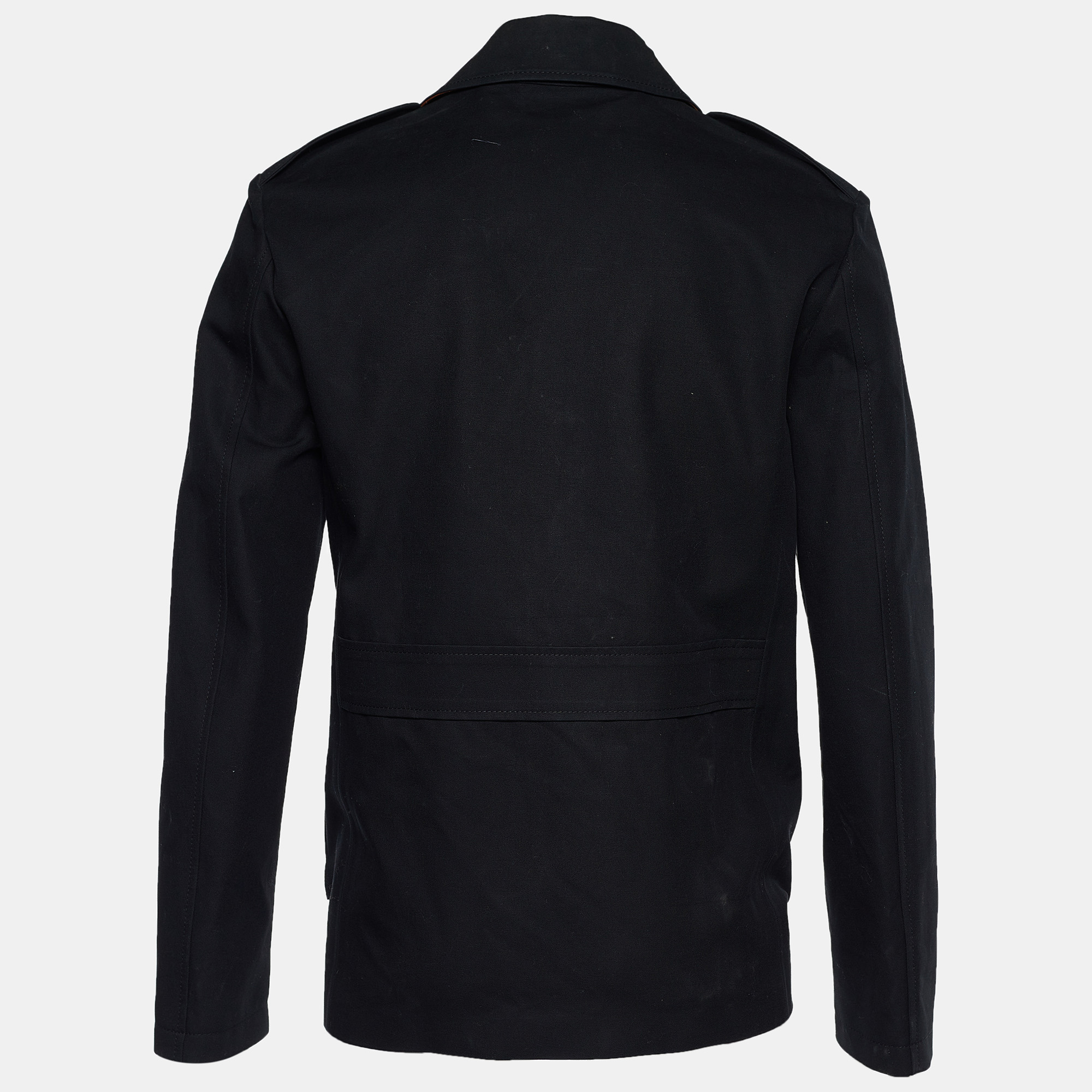 

Maison Martin Margiela Black Cotton Button Front Jacket