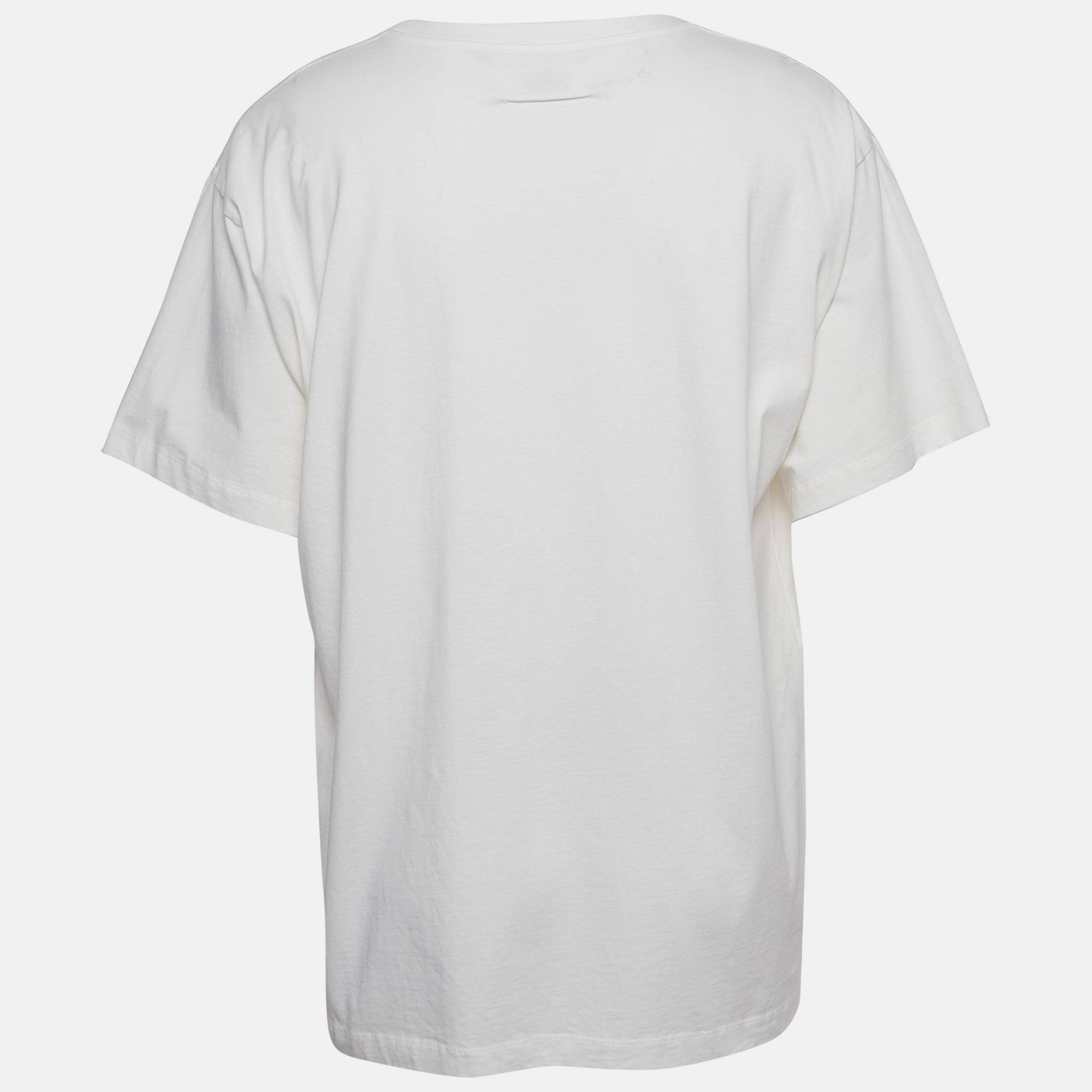 

Maison Martin Margiela White Cotton Numbers Patch Half Sleeve T-Shirt